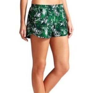 Athleta Green Palm Tropical Leaf Short size small